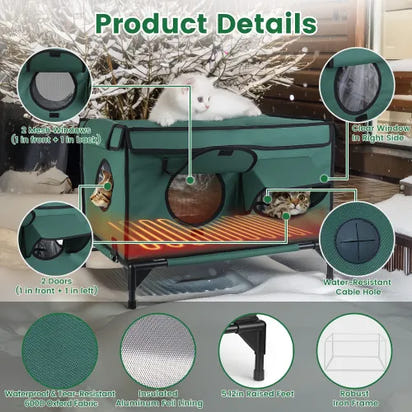 Heated Indestructible Cat Shelter™