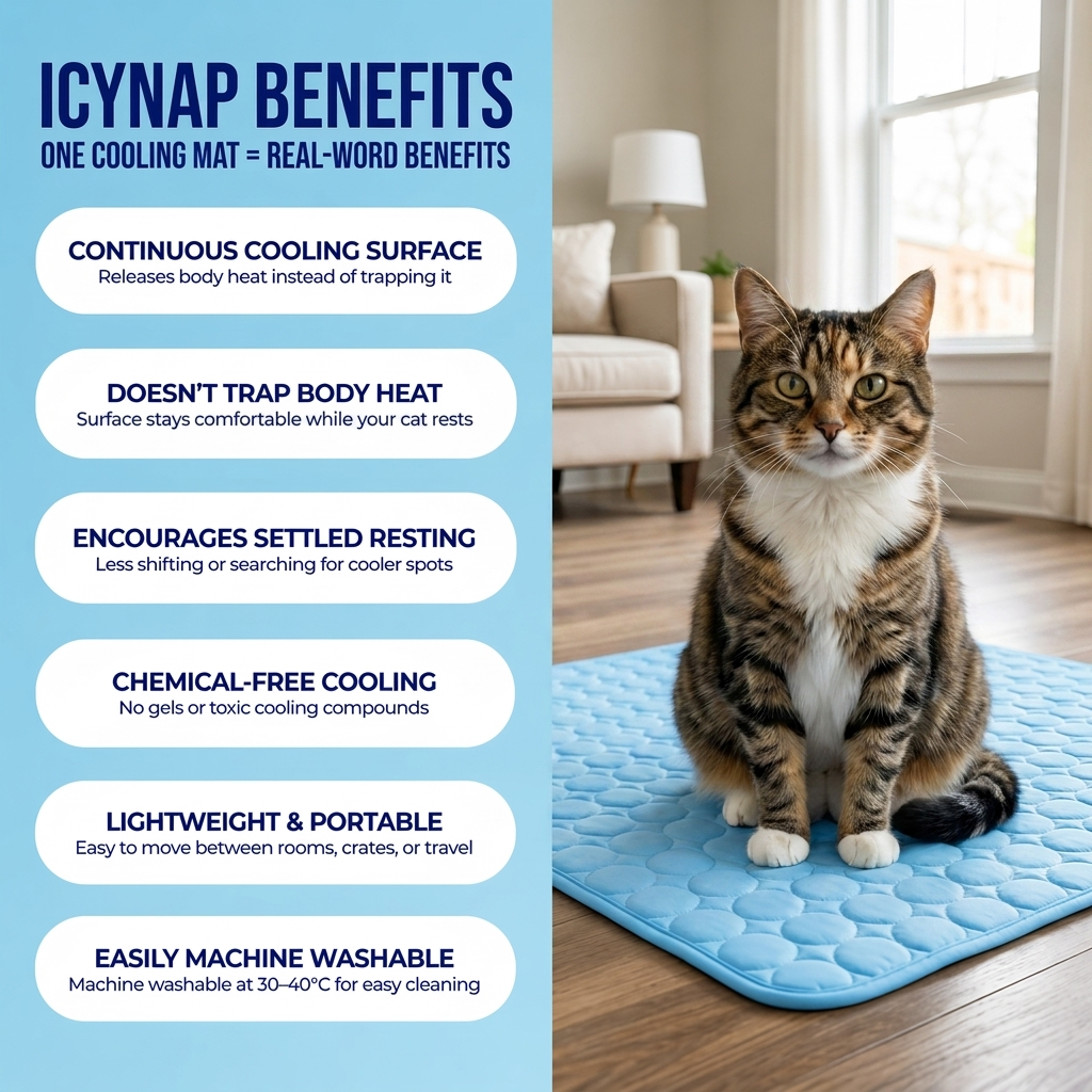 IcyNap™ Cat Cooling Mat